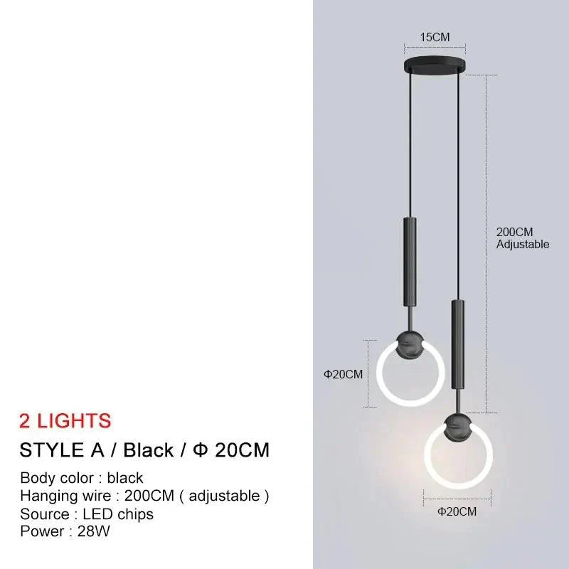 Luminaire Élégant Contemporain en Métal Noir IL594317-ILLUMEEN.COM