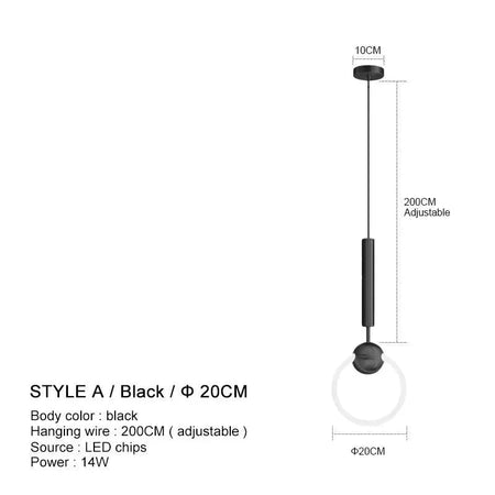 Luminaire Élégant Contemporain en Métal Noir IL594317-ILLUMEEN.COM