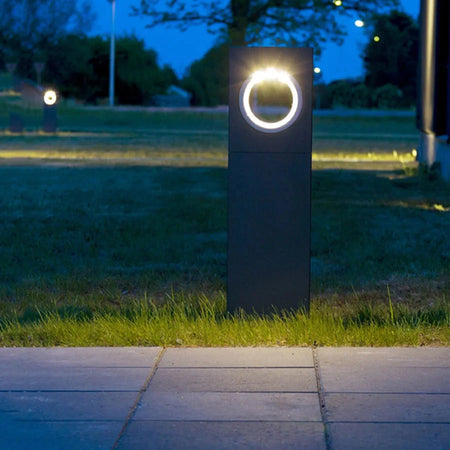 Luminaire Élégant d'Extérieur en Aluminium Noir IL583920-ILLUMEEN.COM