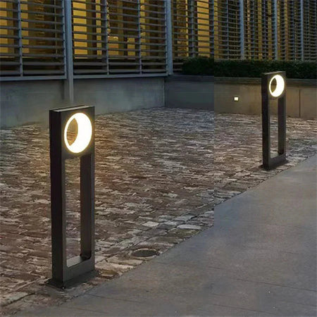 Luminaire Élégant d'Extérieur en Aluminium Noir IL583920-ILLUMEEN.COM