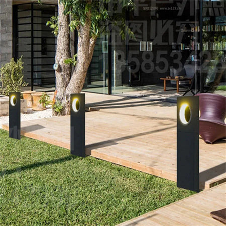 Luminaire Élégant d'Extérieur en Aluminium Noir IL583920-ILLUMEEN.COM