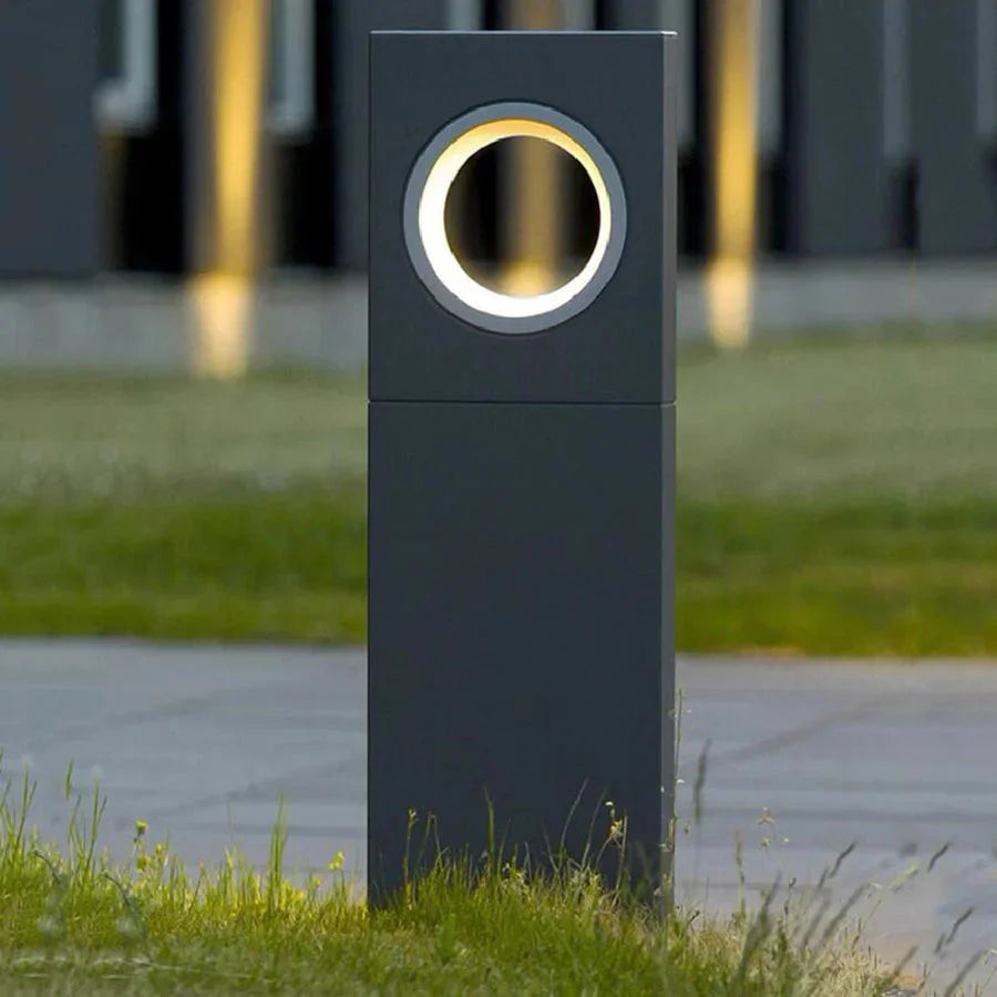 Luminaire Élégant d'Extérieur en Aluminium Noir IL583920-ILLUMEEN.COM
