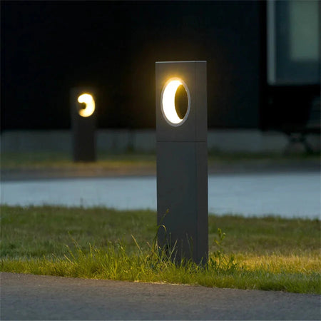 Luminaire Élégant d'Extérieur en Aluminium Noir IL583920-ILLUMEEN.COM