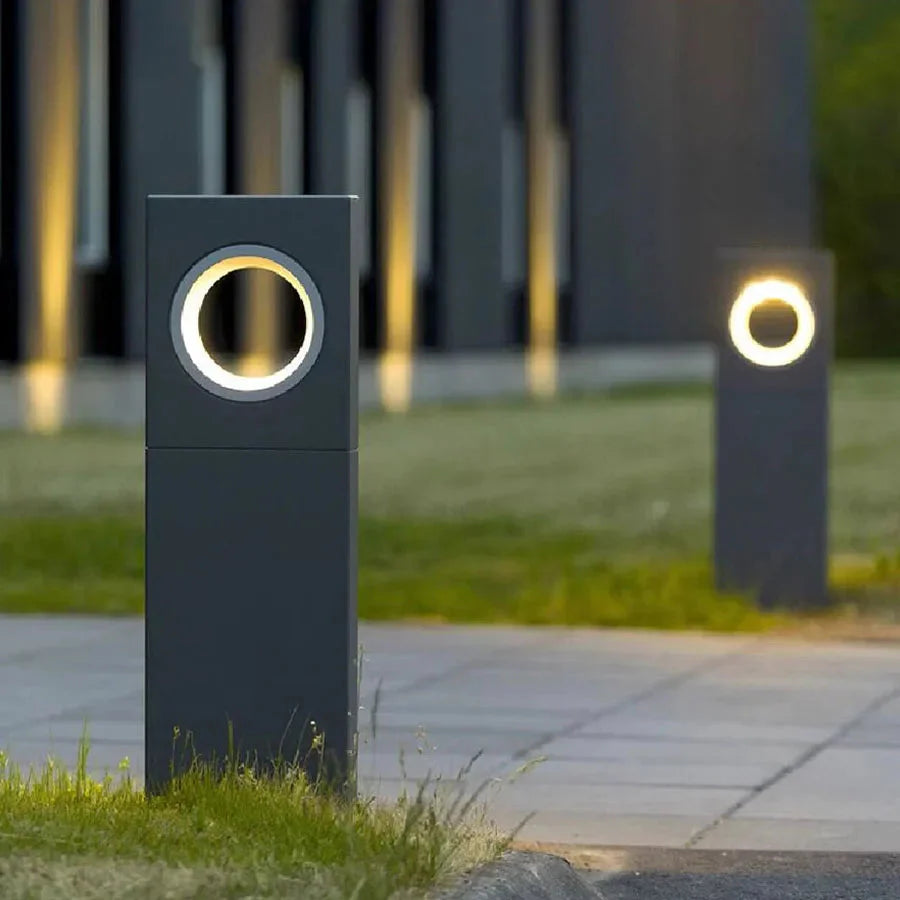 Luminaire Élégant d'Extérieur en Aluminium Noir IL583920-ILLUMEEN.COM