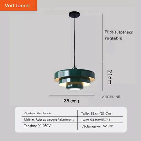 Luminaire Élégant en Acier et Aluminium IL582473-ILLUMEEN.COM