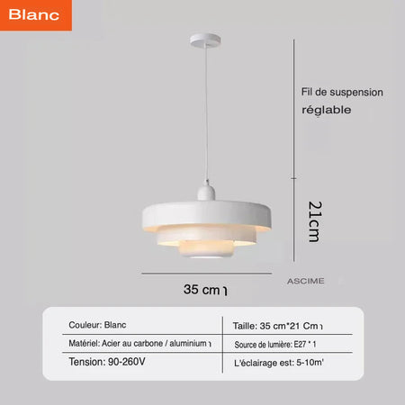 Luminaire Élégant en Acier et Aluminium IL582473-ILLUMEEN.COM