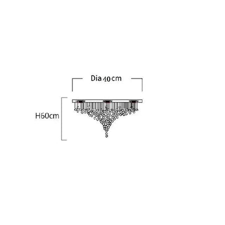 Luminaire Élégant en Acier Inoxydable et Cristal IL528391-ILLUMEEN.COM