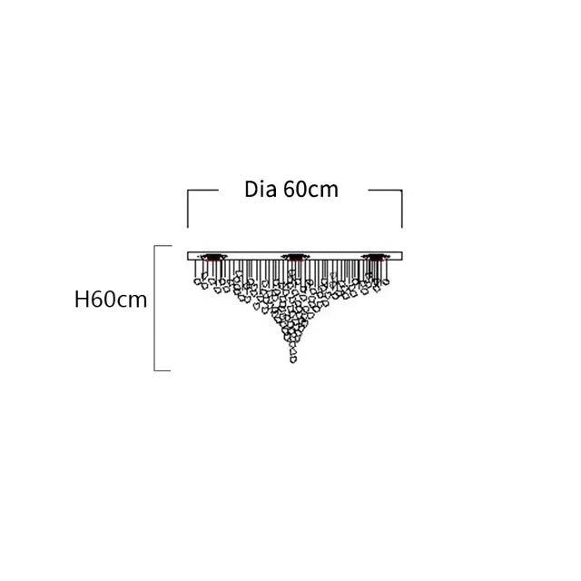 Luminaire Élégant en Acier Inoxydable et Cristal IL528391-ILLUMEEN.COM