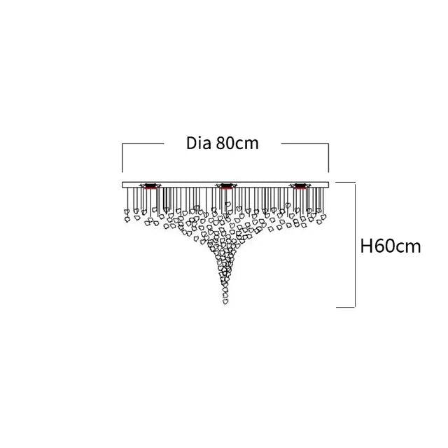 Luminaire Élégant en Acier Inoxydable et Cristal IL528391-ILLUMEEN.COM