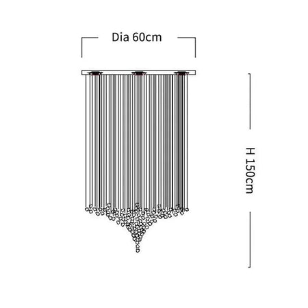 Luminaire Élégant en Acier Inoxydable et Cristal IL528391-ILLUMEEN.COM