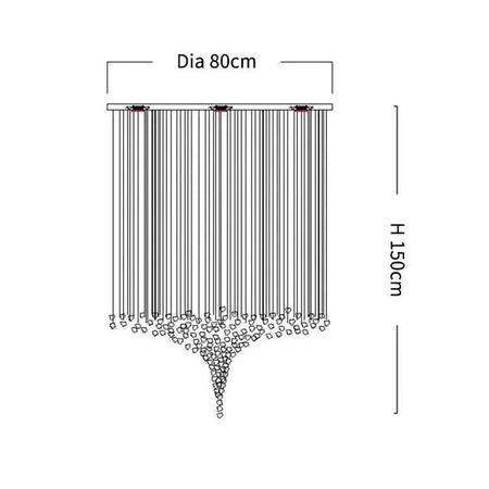 Luminaire Élégant en Acier Inoxydable et Cristal IL528391-ILLUMEEN.COM