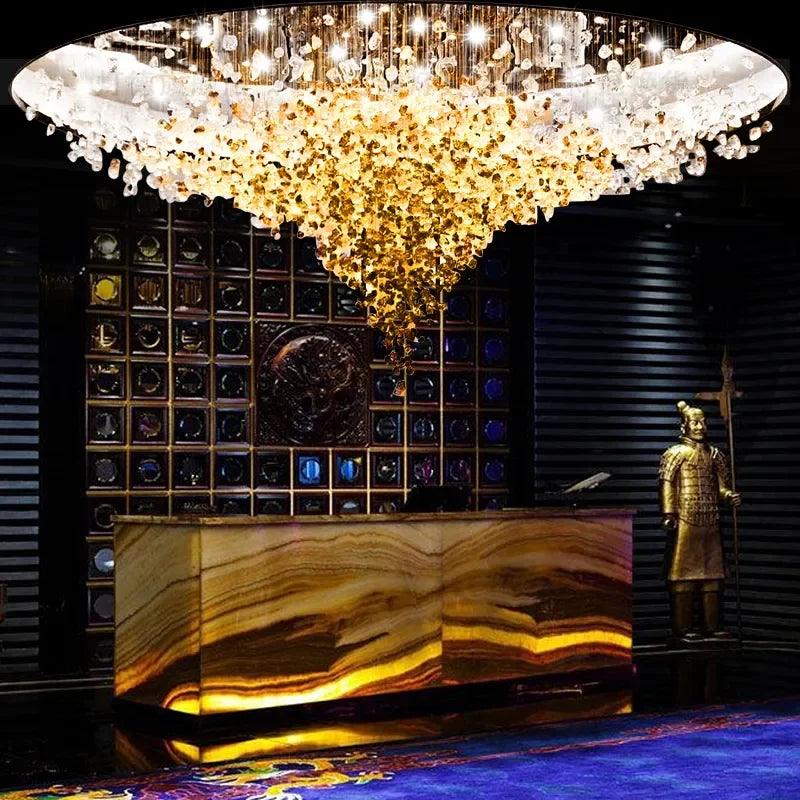 Luminaire Élégant en Acier Inoxydable et Cristal IL528391-ILLUMEEN.COM
