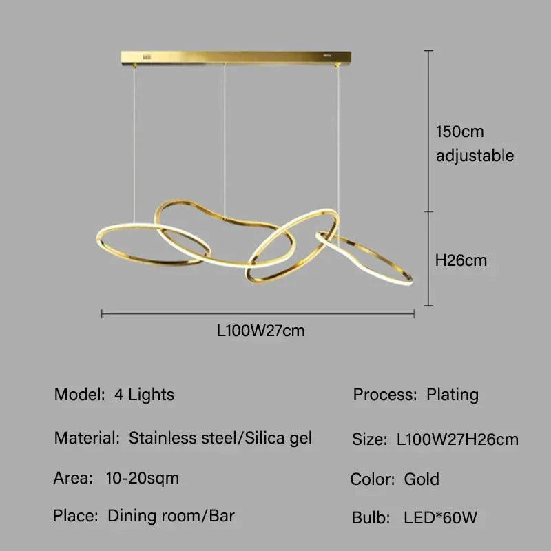 Luminaire Élégant en Acier Inoxydable IL527930-ILLUMEEN.COM