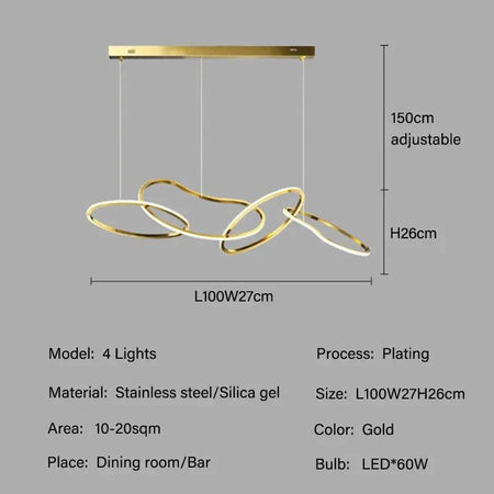 Luminaire Élégant en Acier Inoxydable IL527930-ILLUMEEN.COM