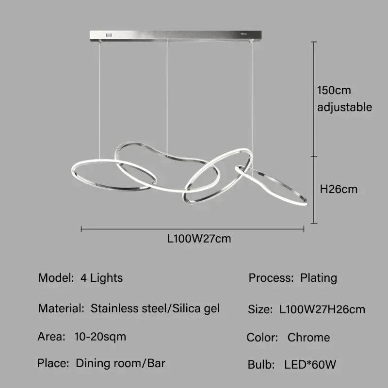 Luminaire Élégant en Acier Inoxydable IL527930-ILLUMEEN.COM
