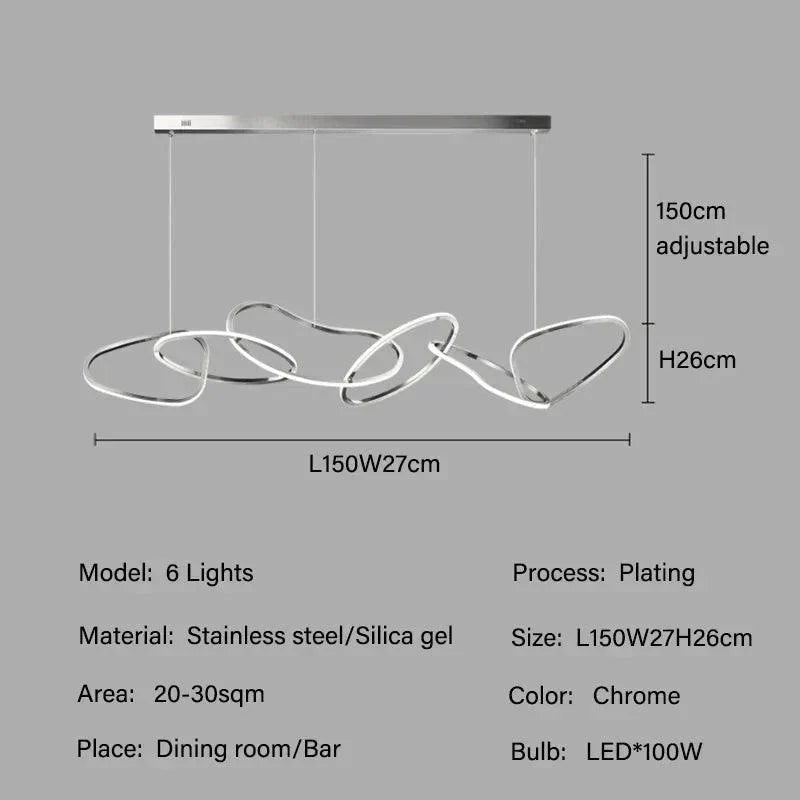 Luminaire Élégant en Acier Inoxydable IL527930-ILLUMEEN.COM