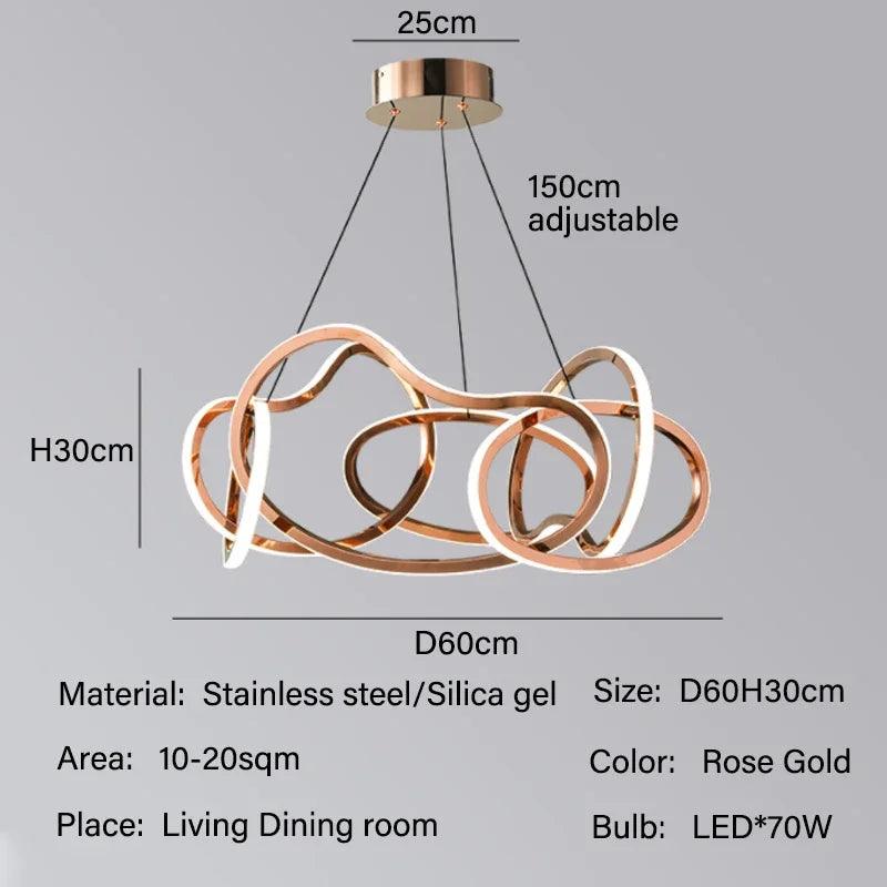 Luminaire Élégant en Acier Inoxydable IL527930-ILLUMEEN.COM