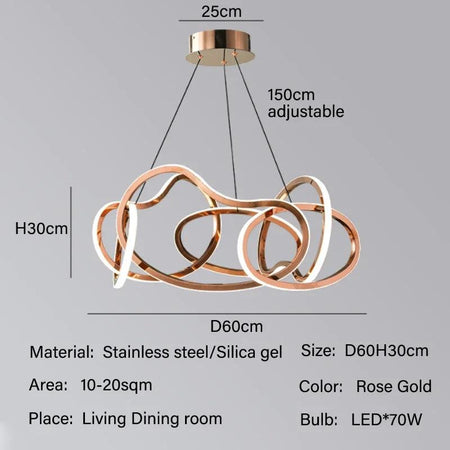 Luminaire Élégant en Acier Inoxydable IL527930-ILLUMEEN.COM