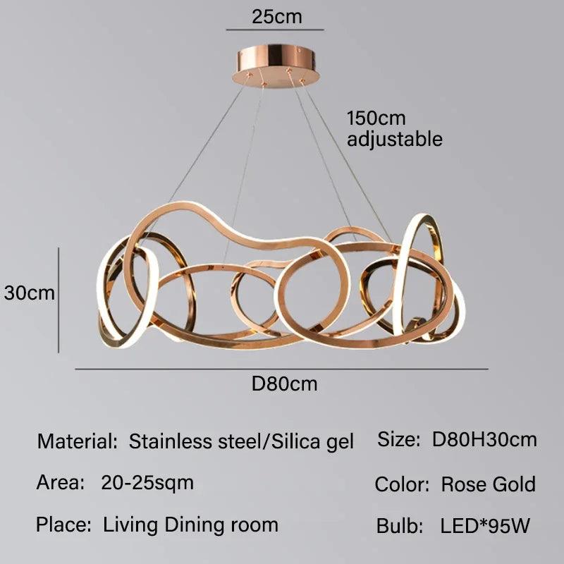 Luminaire Élégant en Acier Inoxydable IL527930-ILLUMEEN.COM