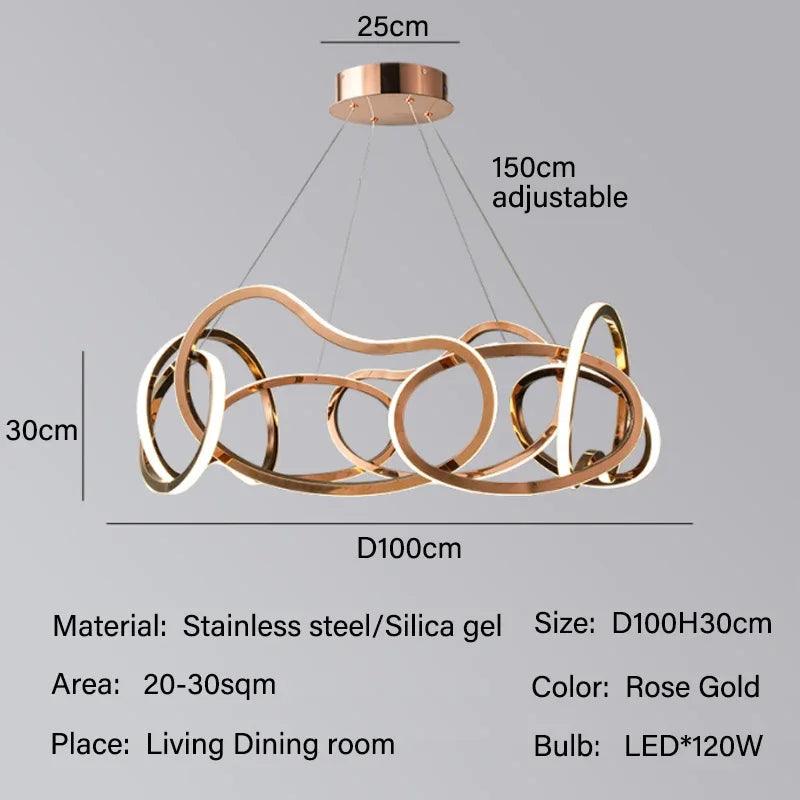 Luminaire Élégant en Acier Inoxydable IL527930-ILLUMEEN.COM