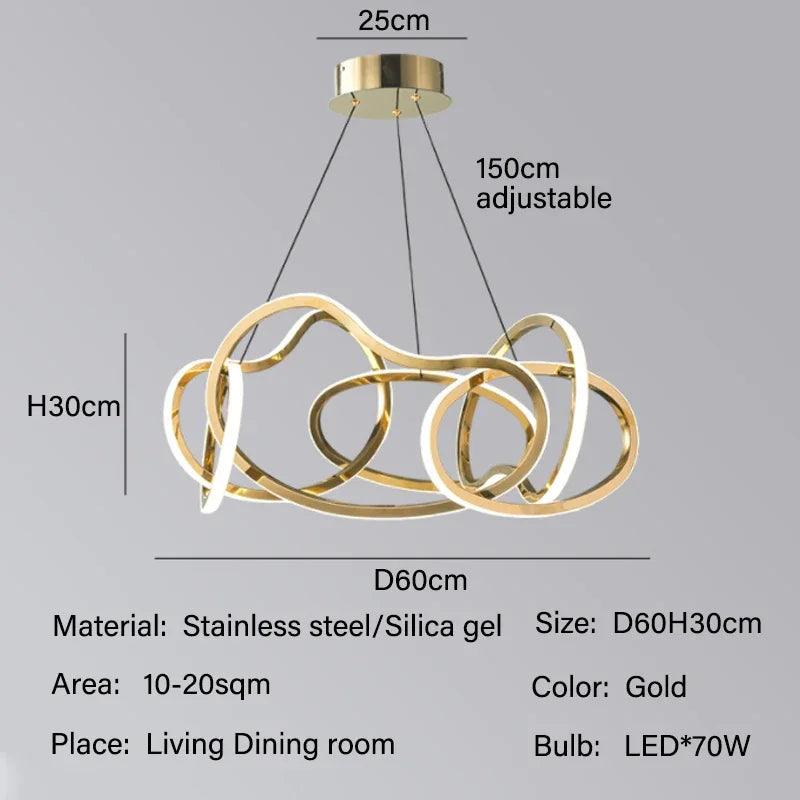 Luminaire Élégant en Acier Inoxydable IL527930-ILLUMEEN.COM
