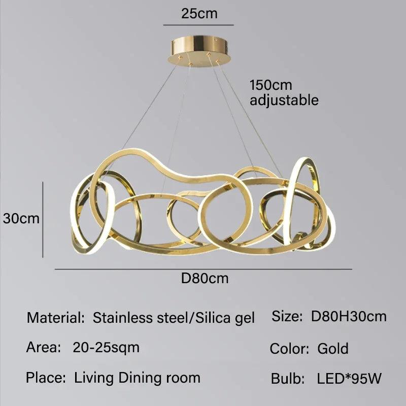 Luminaire Élégant en Acier Inoxydable IL527930-ILLUMEEN.COM