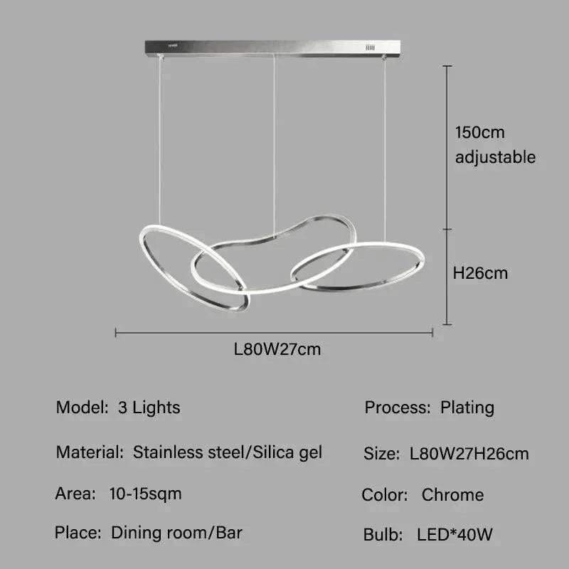 Luminaire Élégant en Acier Inoxydable IL527930-ILLUMEEN.COM
