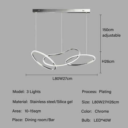 Luminaire Élégant en Acier Inoxydable IL527930-ILLUMEEN.COM