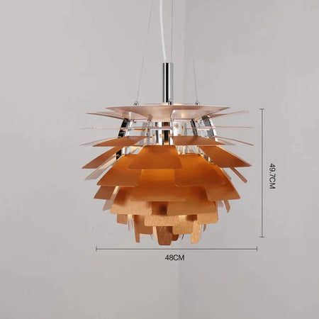 Luminaire Élégant en Aluminium Design Cône de Pin IL592734-ILLUMEEN.COM