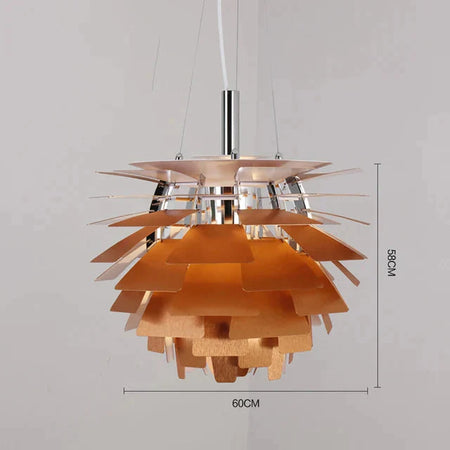 Luminaire Élégant en Aluminium Design Cône de Pin IL592734-ILLUMEEN.COM