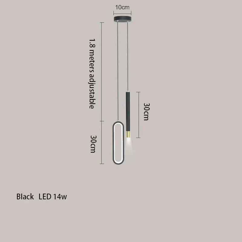 Luminaire Élégant en Aluminium et Acrylique IL583721-ILLUMEEN.COM