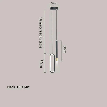 Luminaire Élégant en Aluminium et Acrylique IL583721-ILLUMEEN.COM