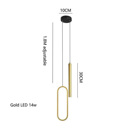 Luminaire Élégant en Aluminium et Acrylique IL583721-ILLUMEEN.COM