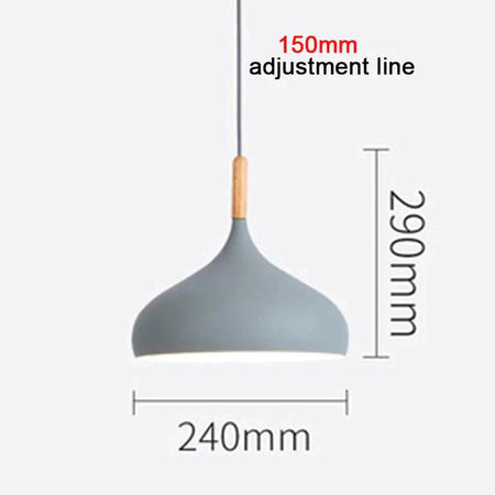 Luminaire Élégant en Aluminium et Bois - IL583729-ILLUMEEN.COM