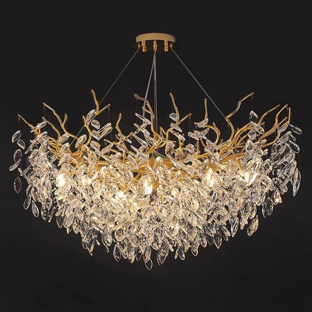 Luminaire Élégant en Aluminium et Cristal IL582947-ILLUMEEN.COM