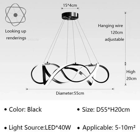 Luminaire Élégant en Aluminium Personnalisable IL582974-ILLUMEEN.COM