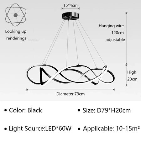 Luminaire Élégant en Aluminium Personnalisable IL582974-ILLUMEEN.COM