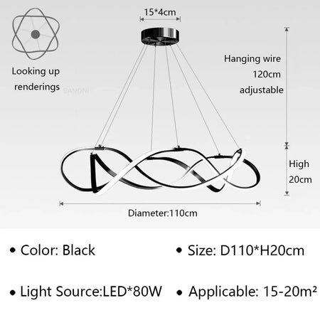 Luminaire Élégant en Aluminium Personnalisable IL582974-ILLUMEEN.COM