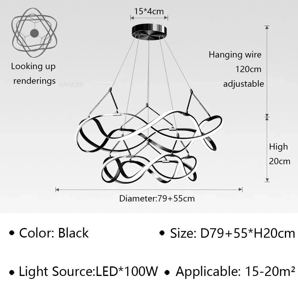 Luminaire Élégant en Aluminium Personnalisable IL582974-ILLUMEEN.COM