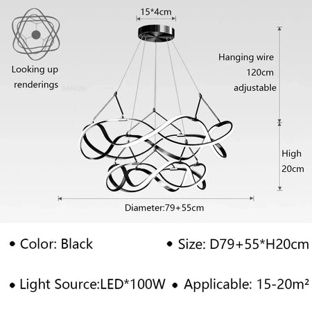Luminaire Élégant en Aluminium Personnalisable IL582974-ILLUMEEN.COM