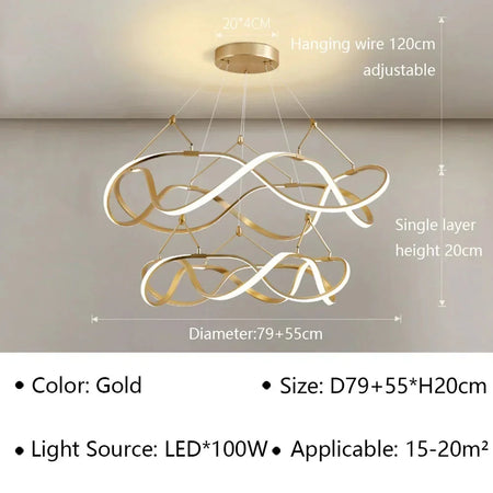 Luminaire Élégant en Aluminium Personnalisable IL582974-ILLUMEEN.COM