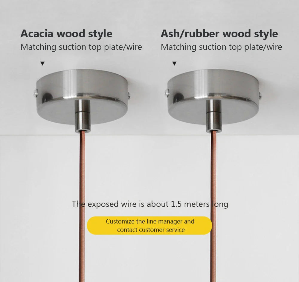 Luminaire Élégant en Bois au Design Moderne IL728493-ILLUMEEN.COM