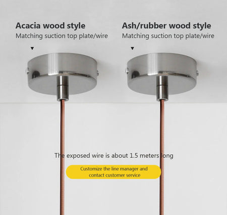Luminaire Élégant en Bois au Design Moderne IL728493-ILLUMEEN.COM