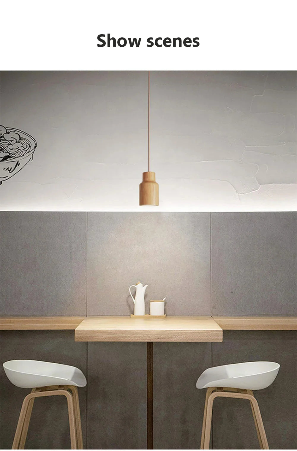 Luminaire Élégant en Bois au Design Moderne IL728493-ILLUMEEN.COM
