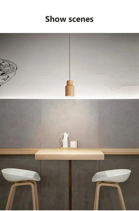 Luminaire Élégant en Bois au Design Moderne IL728493-ILLUMEEN.COM