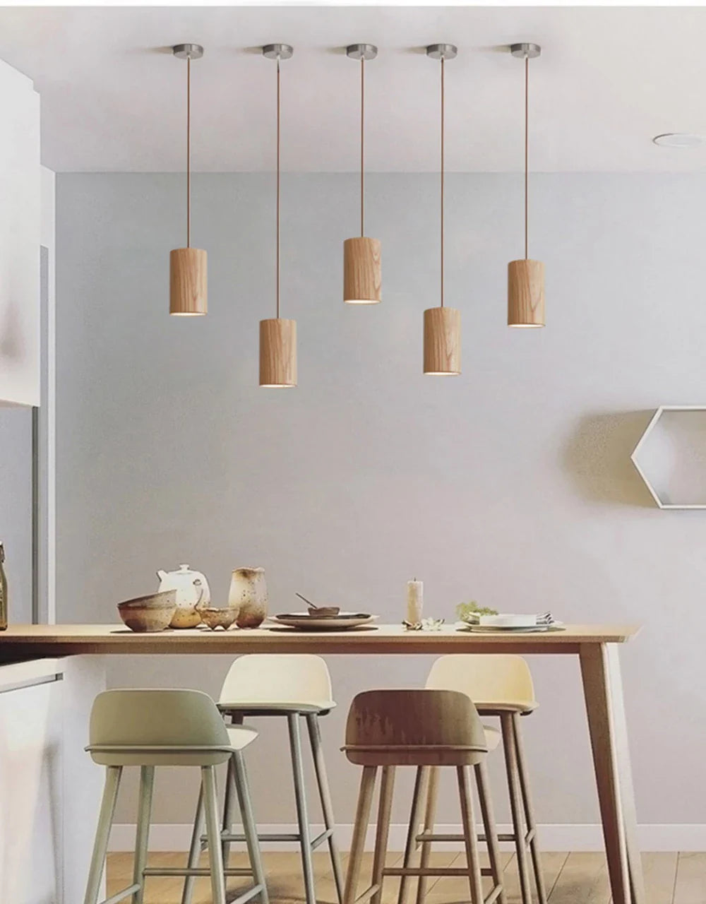 Luminaire Élégant en Bois au Design Moderne IL728493-ILLUMEEN.COM