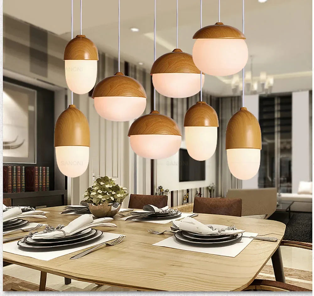 Luminaire Élégant en Bois de DAMIASMILA IL237864-ILLUMEEN.COM