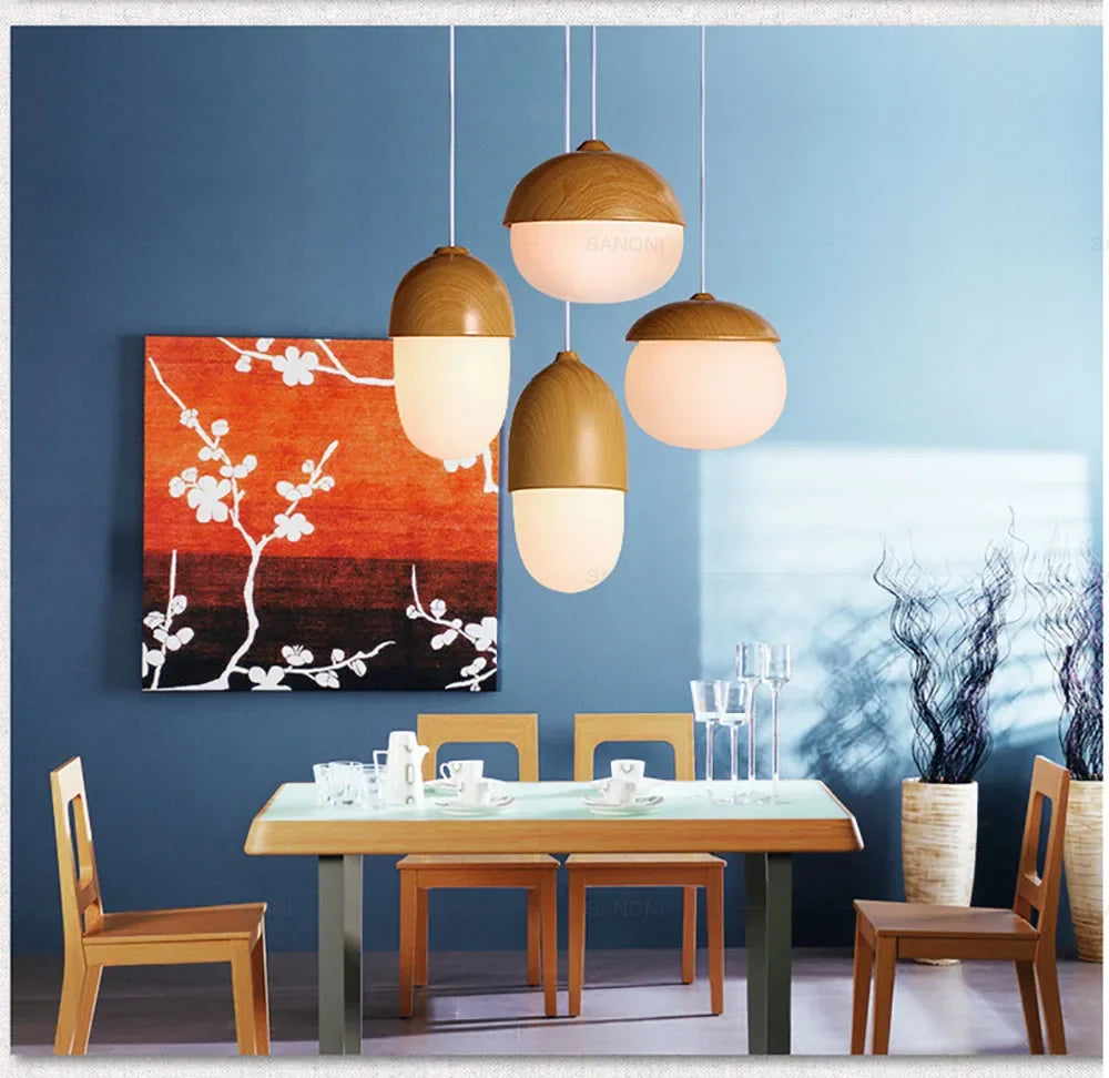 Luminaire Élégant en Bois de DAMIASMILA IL237864-ILLUMEEN.COM