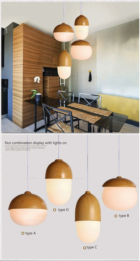 Luminaire Élégant en Bois de DAMIASMILA IL237864-ILLUMEEN.COM