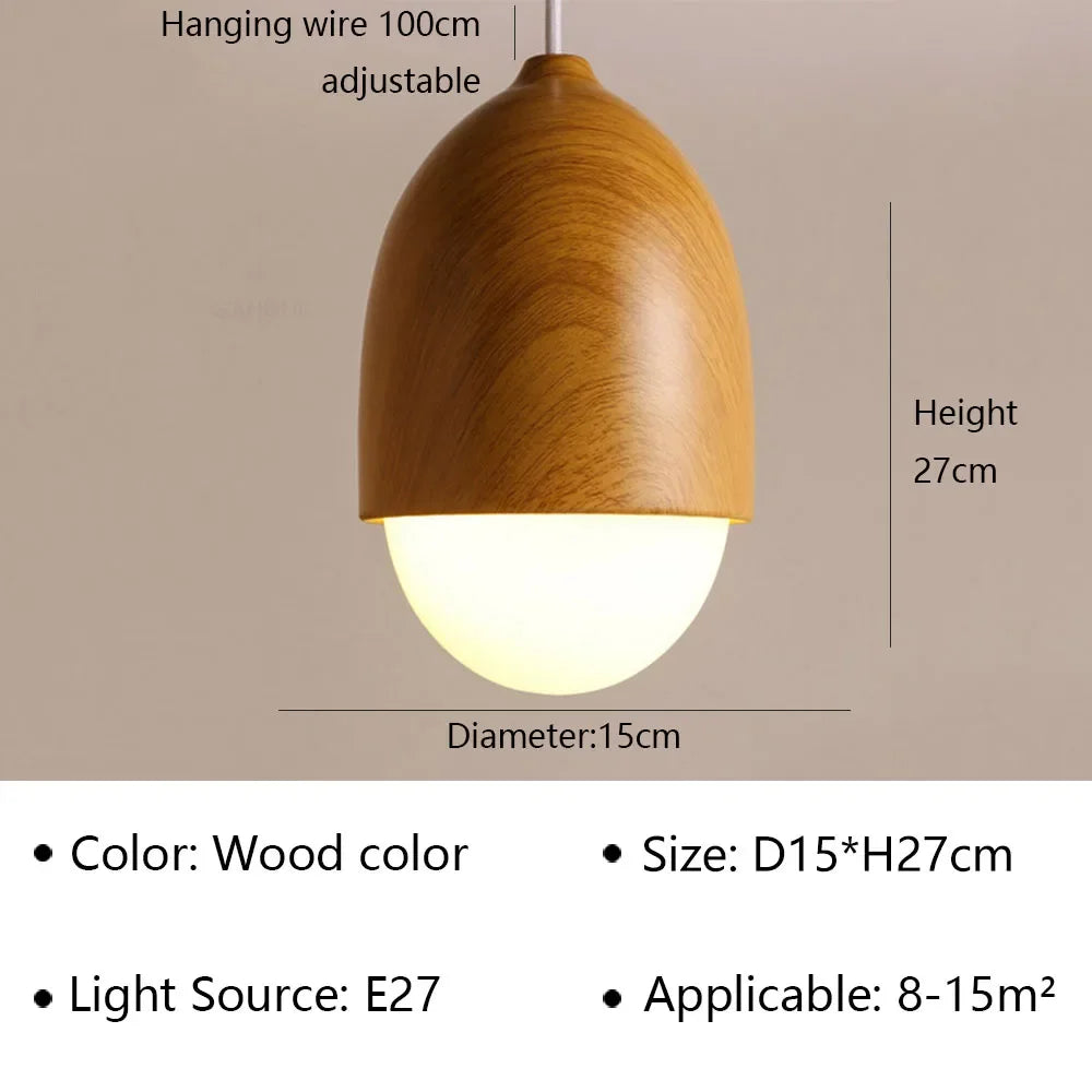 Luminaire Élégant en Bois de DAMIASMILA IL237864-ILLUMEEN.COM